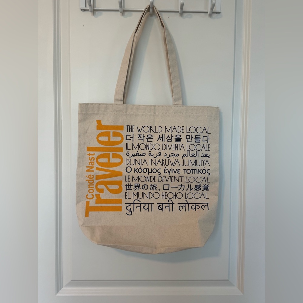 New! Condé Nast Traveler Canvas Tote